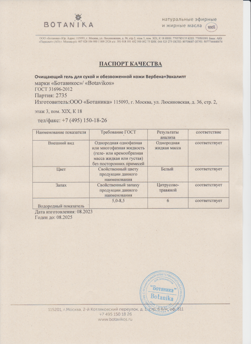 Паспорт №082023